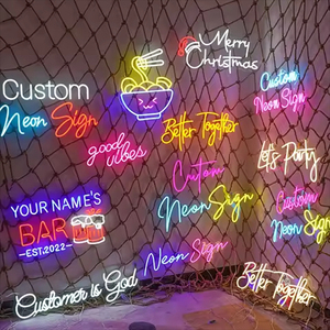 ป้ายไฟนีออนสามมิติสำหรับงานปาร์ตี้ที่เลานจ์บาร์งานปาร์ตี้พร้อมไฟ LED ตกแต่งผับไนท์คลับ - Product Image 4