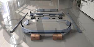 Kit de pièces détachées de voiture pour Volkswagen Multivan et <span class=keywords><strong>Caravelle</strong></span>, pare-choc avant avec jupe latérale et extrémités arrière, 30 pièces - Product Image 2