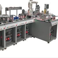 Sistema de Entrenamiento Modular y Flexible para Líneas de Producción de Metal Automatizadas MPS-08, Plataforma de Simulación Siemens PLC, Certificado ISO9001