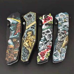 Cuchillo de bolsillo plegable para exteriores edc chaku <span class=keywords><strong>csgo</strong></span>, cuchillo afilado de autodefensa socom para caza y acampada - Product Image 6