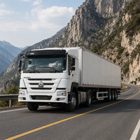 Camion tracteur diesel Sinotruk Howo7 6X4 d'occasion, 380 CV, conduite à gauche, avec suspension pneumatique et caméra arrière pour le transport