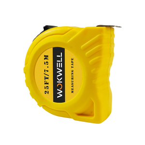 Haute qualité double système impérial métrique 3m 5m 7.5m plastique retour automatique haute visibilité boîtier serrure à glissière ruban à mesurer - Product Image 5