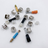 Kit d'assortiment de raccords de verrouillage à came 3 en 1 pour meubles Fixation Connecteurs d'armoire Ecrou de blocage pour placards Meubles de lit