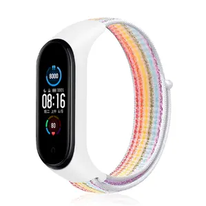 Breathable Strap For Xiaomi Mi Band 3 4 5 Smart Watch Wrist M3 M4 Plus Bracelet For Xiaomi MiBand 3 4 5 Miband Strap Replacement