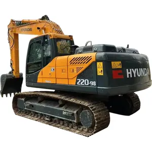En stock, excavatrice hydraulique sur chenilles Hyundai 220-9S d'occasion, 22 tonnes, excavatrice d'occasion à vendre - Product Image 1