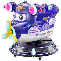 Meilleure vente de balançoire électrique à pièces Machine d'amusement pour enfants Rotation levage avion voiture à bascule Kiddie Machine