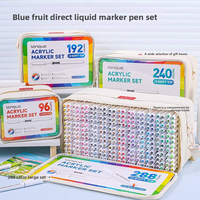 Ensemble de stylos à peinture acrylique liquide Languo Direct, marqueurs acryliques à séchage rapide et imperméables pour la peinture sur roche, la toile, les cadeaux et les loisirs créatifs