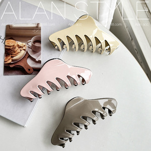 <span class=keywords><strong>Pince</strong></span> à cheveux en acétate de style français, grande taille, design minimaliste, <span class=keywords><strong>pour</strong></span> femmes, <span class=keywords><strong>pour</strong></span> un coiffage <span class=keywords><strong>facile</strong></span> du <span class=keywords><strong>chignon</strong></span> - Product Image 3