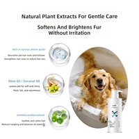 Shampoo pour animaux de compagnie pour chats et chiens, parfumé, adoucissant, anti-acariens, antibactérien, protecteur du pelage, éliminateur de taches, anti-démangeaisons, désodorisant