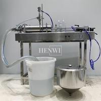 Henwi Semi Automatic 1 Düse Horizontale Füll maschine Toner Flüssige Kosmetik Salbe Balsam Öl Schmier mittel Mayonnaise Ketchup