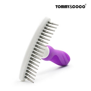 SHENGKANG M - Artículos Esenciales para el Cuidado de Mascotas, Peine y Cepillo de Plástico Ecológico Clásico para Mascotas, Cepillo para Eliminar Pelo y Uñas de Gatos y Perros - Product Image 3