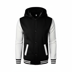 Chaqueta Bomber Varsity para Hombre, de Lona, Invierno, Premium, Ecológica, Resistente al Viento, Transpirable, Personalizable para Toda Ocasión - Product Image 1