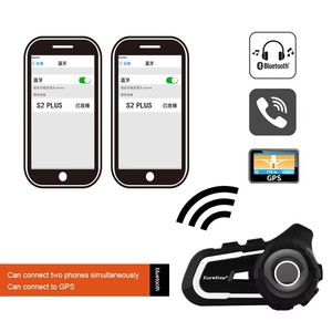 Intercom Moto <span class=keywords><strong>Europhone</strong></span> S2Plus pour 6 Motocyclistes – Compatible Casques Intégraux, Demi-Joux et Ouverts – Garantie 12 Mois - Product Image 5