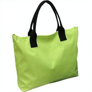 Nouveauté : Sac fourre-tout de luxe en toile de coton pour femme, imprimé avec motif de lettres personnalisées, laminé, avec logo et longues poignées - Product Image 2