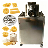 Machine à pâtes commerciale haute performance, extrudeuse de pâtes de différentes formes (macaroni, coquilles) pour usine alimentaire