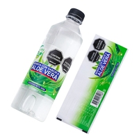 Emballage personnalisé, film laminé en rouleau, usage industriel, film rétractable résistant à l'humidité, étiquettes imprimées pour bouteilles
