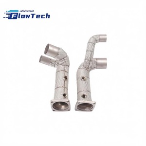ท่อไอเสียสมรรถนะสูงสำหรับ Porsche 911 991.2 Carrera 3.0T T304 สแตนเลสสตีล พร้อมแผ่นกันความร้อน - Product Image 5