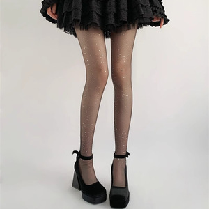 Wholesale Lady's Shimmering Hosiery Sheer Stockings with Glitter and <strong>Sequin</strong> Decorations Sexy Fashion <strong>Tights</strong> for Nightclub - Product Image 2