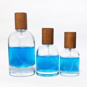En Stock: Frascos de Perfume con Tapa de Madera y Rosca, Botellas de Vidrio Recargables con Atomizador, Vacías, de 30ml y 50ml - Product Image 5