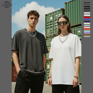 T-shirt <span class=keywords><strong>Homme</strong></span> Oversize Léger 260 Grammes 100% Coton Couleur Unie de Haute Qualité du Fabricant - Product Image 1