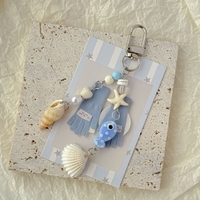 Chaîne de téléphone portable en coquillages faits main, écouteurs, chaîne Goben, accroche-sac style Instagram, accroche-appareil photo Polaroid, porte-clés