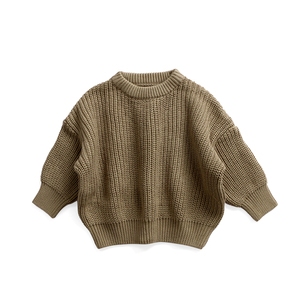 เสื้อสเวตเตอร์ไหมพรมถักลายแฟชั่น แขนยาว แบบสวม สำหรับแม่และลูกสาว เสื้อกันหนาวสำหรับฤดูใบไม้ร่วงและฤดูหนาวสำหรับเด็กผู้หญิง - Product Image 4