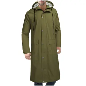新款设计多色男士雨衣长夹克防水，渔民高品质雨衣