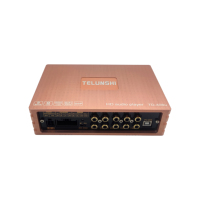 Amplificateur DSP pour voiture 4-in-4-Out 6*50W Processeur audio avec croisé Processeur audio DSP intégré pour voiture