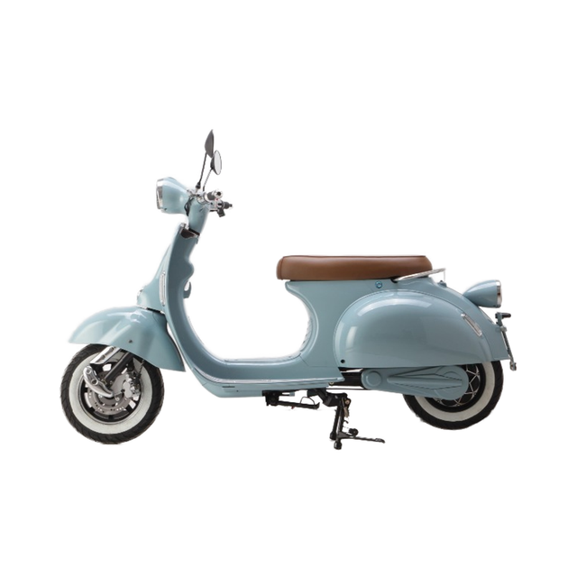 Stylish Retro Electric Scooter Green and Clean Urban Mobility Fast, Fun, and Emission-Free for Adults