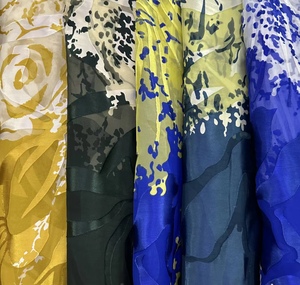 Tissu en viscose de soie de haute qualité, imprimé, tissu en rayonne opale, tissu burn-<span class=keywords><strong>out</strong></span> - Product Image 2