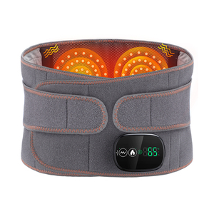 Ceinture de massage lombaire sans fil <span class=keywords><strong>rechargeable</strong></span> avec dispositif de traction, chauffage électrique et vibrations pour soulager les douleurs dorsales - Product Image 1