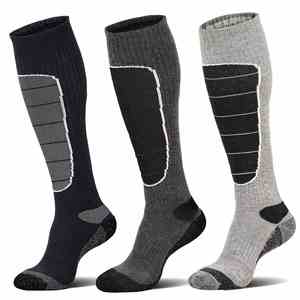 Merino <b>Wool</b> Cushioned Ski <b>Socks</b> for Cold Weather <b>Socks</b> - Product Image 4