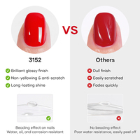 MissGel Haute Qualité Pro Vegan Uv Gel Top Coat Créez votre propre Marque Extreme Shiny No Jaunissant Glossy Clear Diamond Top Coat