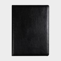 Custom Logo Top Quality Leather Business Portfolio File Folder A4 Document Folder Notepad with Calculator