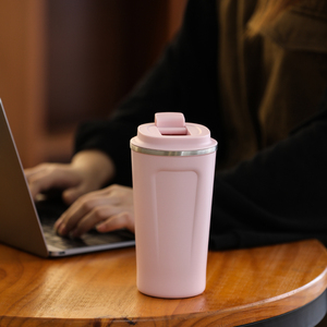 2020 nuevo termo al aire libre Eco amigable personalizado 500ml <span class=keywords><strong>de</strong></span> doble pared <span class=keywords><strong>de</strong></span> acero inoxidable vaso taza - Product Image 5