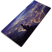 Tapis de souris extra large pour garçons, jeux e-sport, épaissi, point de couture renforcé, antidérapant, style anime, pour filles, bureau, ordinateur