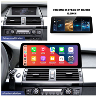 Écran radio de voiture sans fil 12,3 pouces avec système Linux, lecteur multimédia automobile pour BMW X5 E70 X6 E71 2007 - 2013 CCC CIC