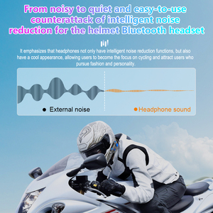 Casque de moto C68 avec écouteurs sans fil BT, assistant vocal pour moto - Product Image 3