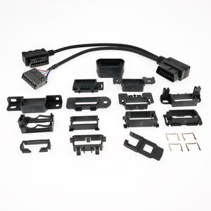 كابل توصيل OBD2 عالمي مخصص للذكور مع مجموعة كاملة من الأسلاك وحوامل التثبيت - Product Image 1