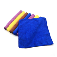 Hot-selling Microfiber Cleaning Cloth Warp Knitted Towel Blue 40*40Cm 300gsm Car Microfiber Cloth Car Kitchen Towel