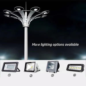 Hot Dip galvanis tiang tiang tinggi multisisi oktagonal lampu jalan tiang lampu jalan Harga tiang galvanis harga - Product Image 3