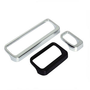 Drievoudige Moderne Handgrepen In De Keukenkast-Rechthoekig Met Zachte Randen En Matzwart/Geborsteld Champagne Goud/Gepolijst Goud Zink - Product Image 1