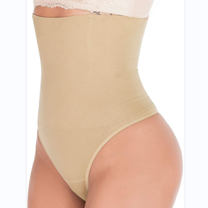 <span class=keywords><strong>Tanga</strong></span> sin costuras de cintura alta para mujer, tangas de compresión y Control de barriga - Product Image 3