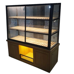 Vitrina <span class=keywords><strong>de</strong></span> cristal personalizada para panadería, mostrador <span class=keywords><strong>de</strong></span> isla para pasteles, para panadería <span class=keywords><strong>de</strong></span> marca, comercial, más vendido, <span class=keywords><strong>venta</strong></span> al por mayor, estantería a granel, estanterías para libros - Product Image 4