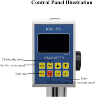 Viscosímetro Digital de Laboratorio de Alta Precisión NDJ-5S Brookfield OEM Yunyi, Diseño Portátil para Pruebas de Investigación