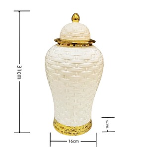 Lusso in ceramica europea vaso moderno decorazione per la casa <span class=keywords><strong>soggiorno</strong></span> mobili decorazione di nozze per tavolo vaso di fiori - Product Image 6