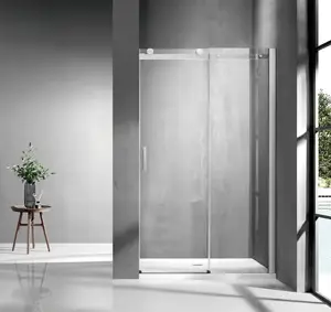 Современная хромированная алюминиевая раздвижная дверь душевая кабина Полная душевая комната закаленное стекло