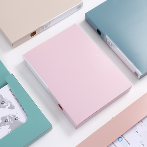 Caja Archivadora Comix A4 35mm 55mm, Organizador de Documentos Reforzado de PVC, Tipo Rectangular Vertical, Azul, Verde, Rosa, Morado, Beige - Product Image 4