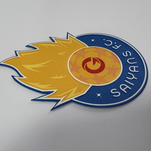 Tùy chỉnh Câu lạc bộ bóng đá Logo 3D PVC mềm Silicone vá TPU nhãn cao su truyền nhiệt Silicone Vinyl Nhãn hiệu Tag cho quần áo - Product Image 2