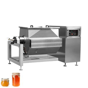 Industrial Automatic Horizontal Vacuum Cooking Mixer Machine with Steam Jacketed Kettle for Fruit Processing - Product Image 1